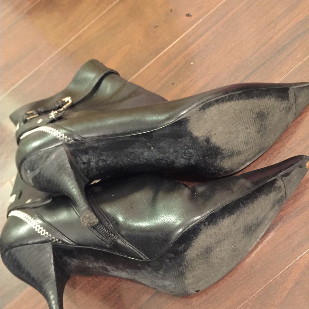 Black Pointed Toe Booties - image 8